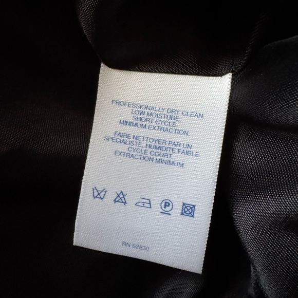 LANDS END Women's Gray Heather Wool Blazer Jacket Size 10 Petite - Picture 6 of 6